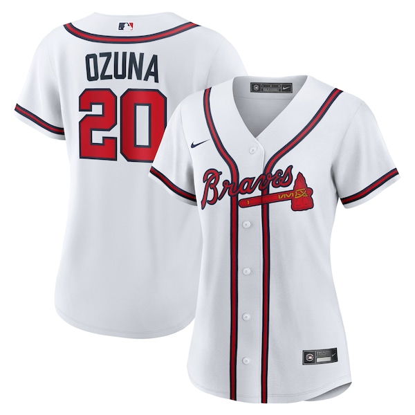 Marcell Ozuna Atlanta Braves Nike Women's Home Replica Jersey - White