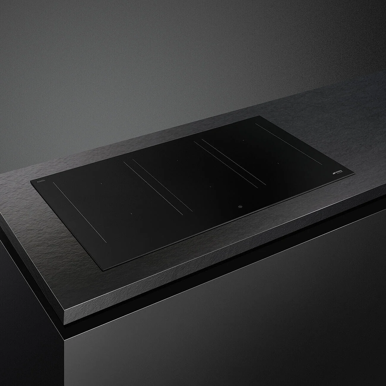 90cm Induction Auto-Vent 2.0 Hob Matte Black