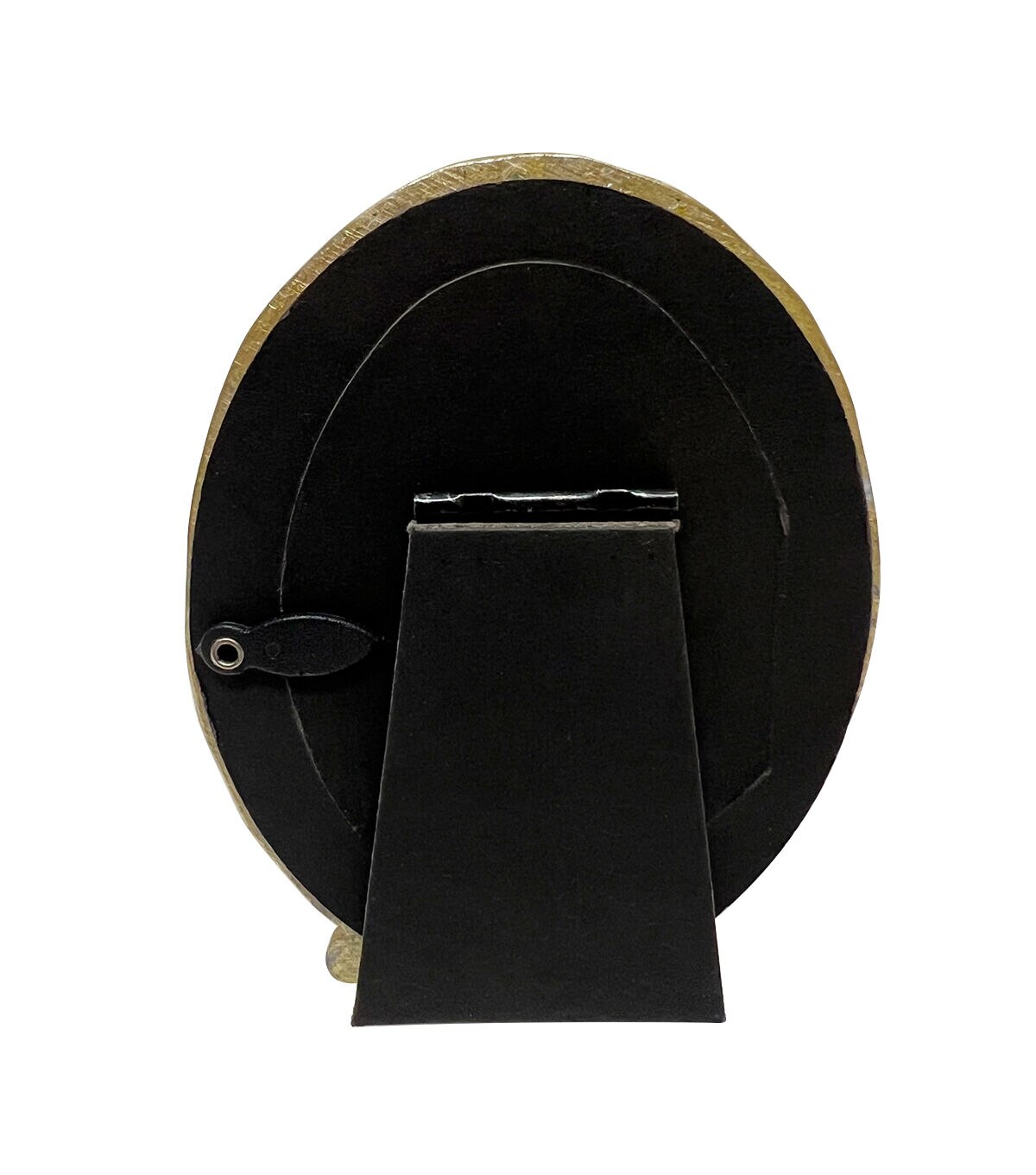 2 x 3 Gold Metal Oval Stamped Tabletop Picture Frame by Place & Time