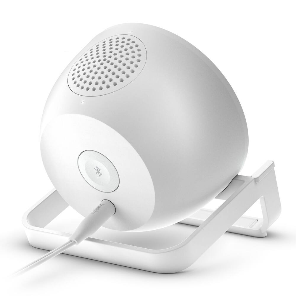 Belkin BOOST CHARGE 10W Wireless Charging Stand & Bluetooth Speaker Charger, White