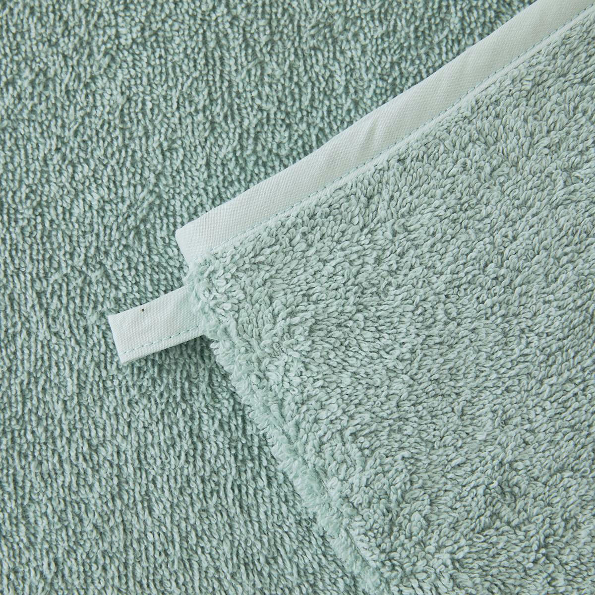 GOUZI - Gant de toilette en  coton vert 15 x 21 cm