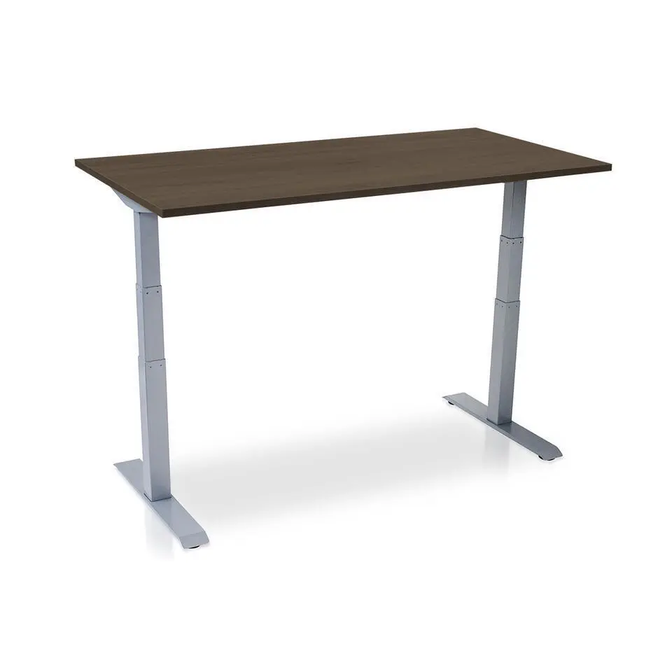 MRC PRO elektrisch ARBO zit-sta bureau - 140x80 cm - bruin eiken