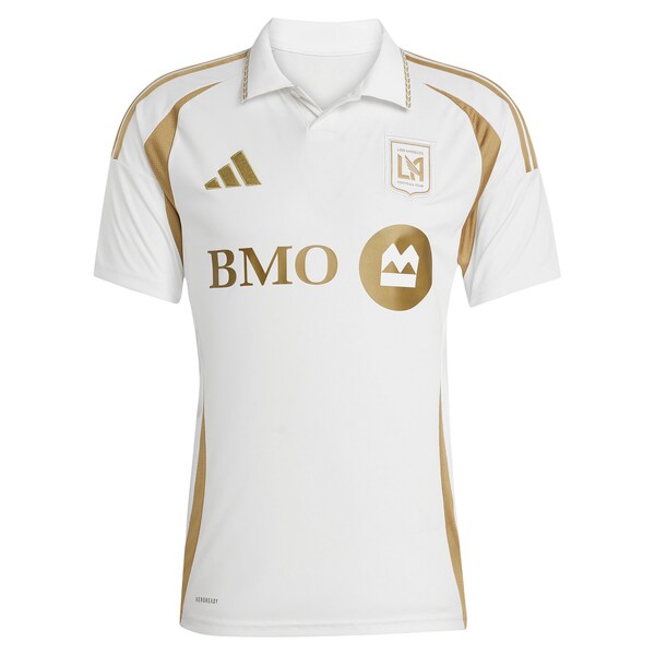 David Martinez LAFC adidas 2025 Secondary Replica Player Jersey - White