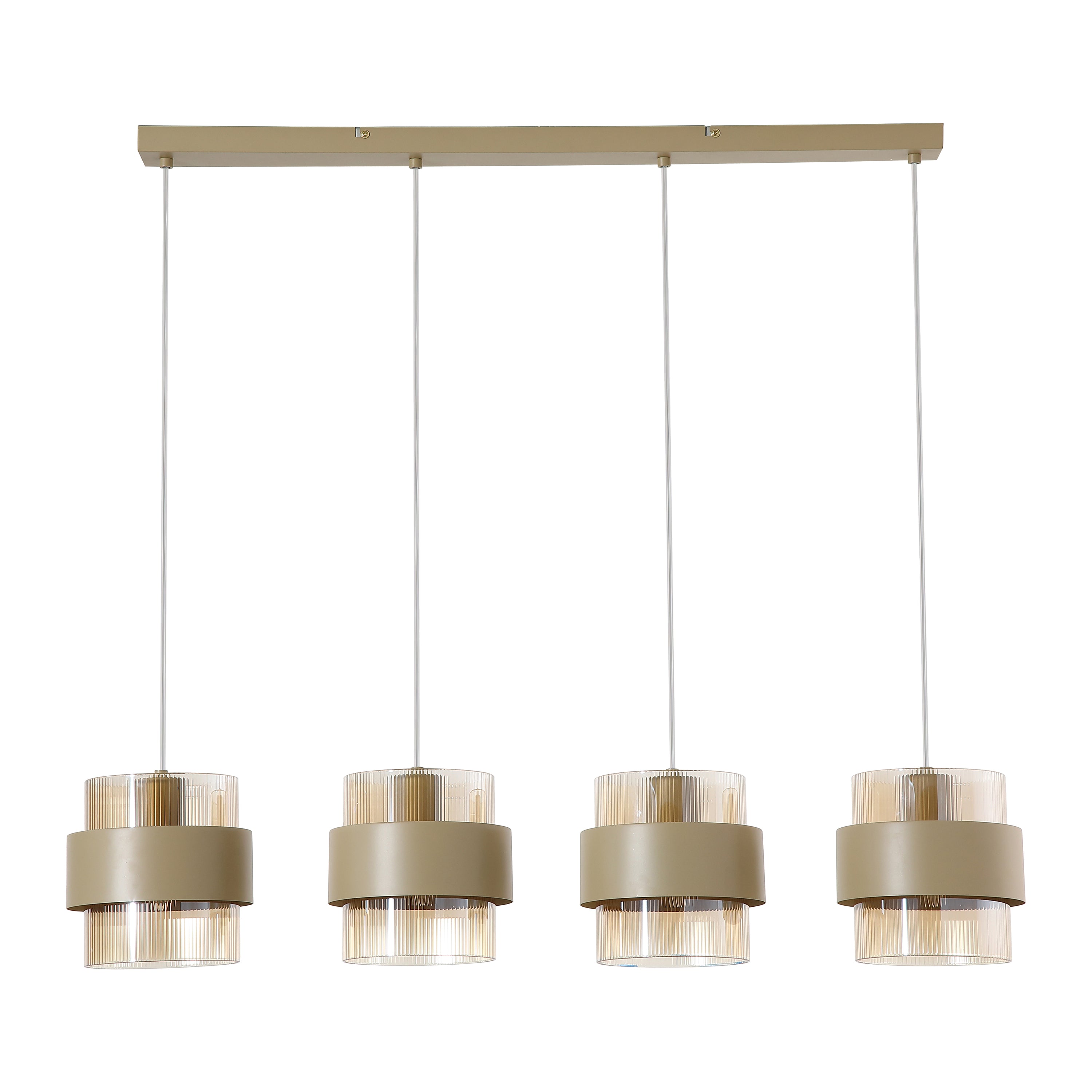 Searchlight Royal Hanglamp 4-lichts - Zand