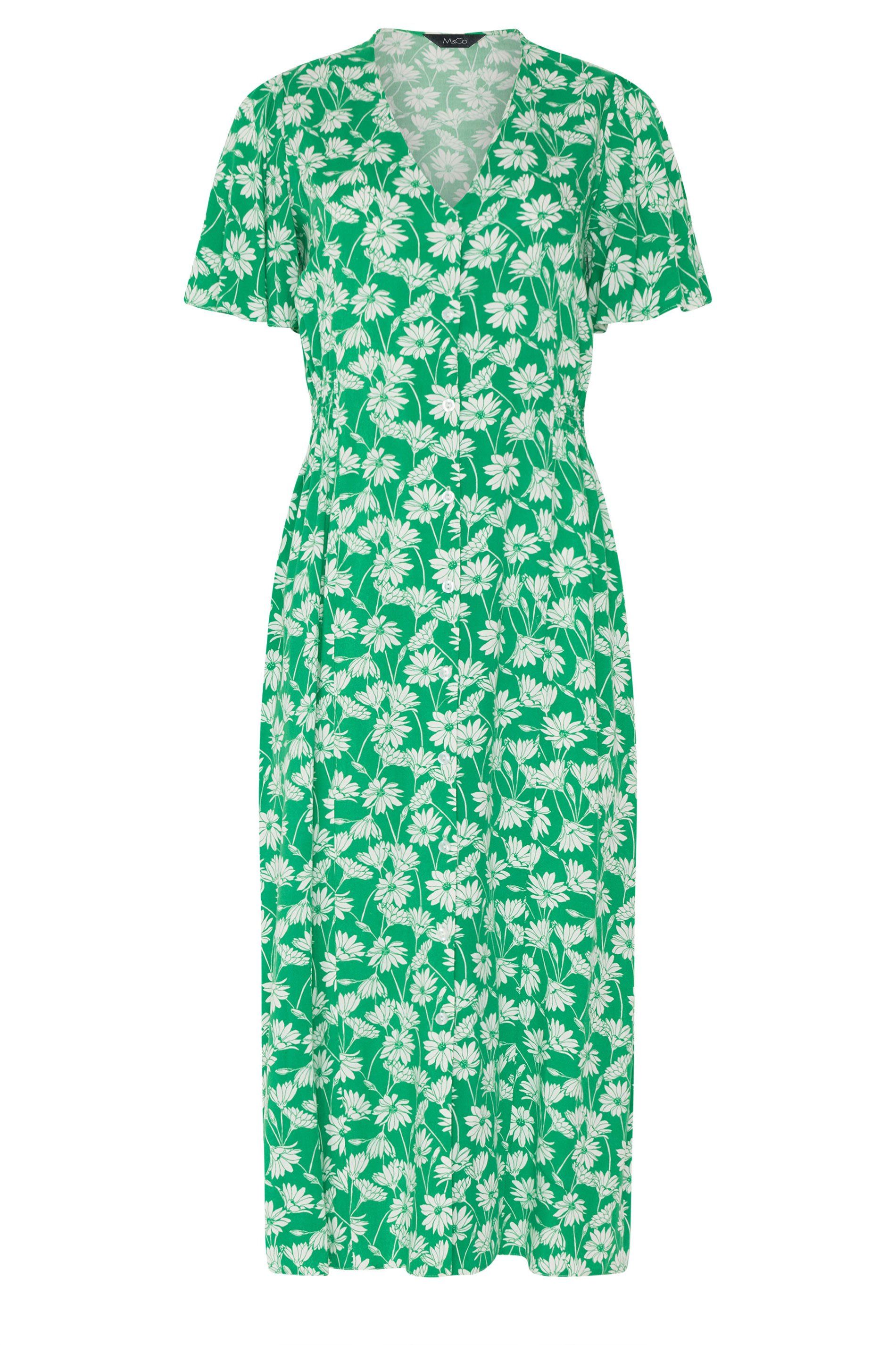 M&Co Daisy Print Midi Tea Dress