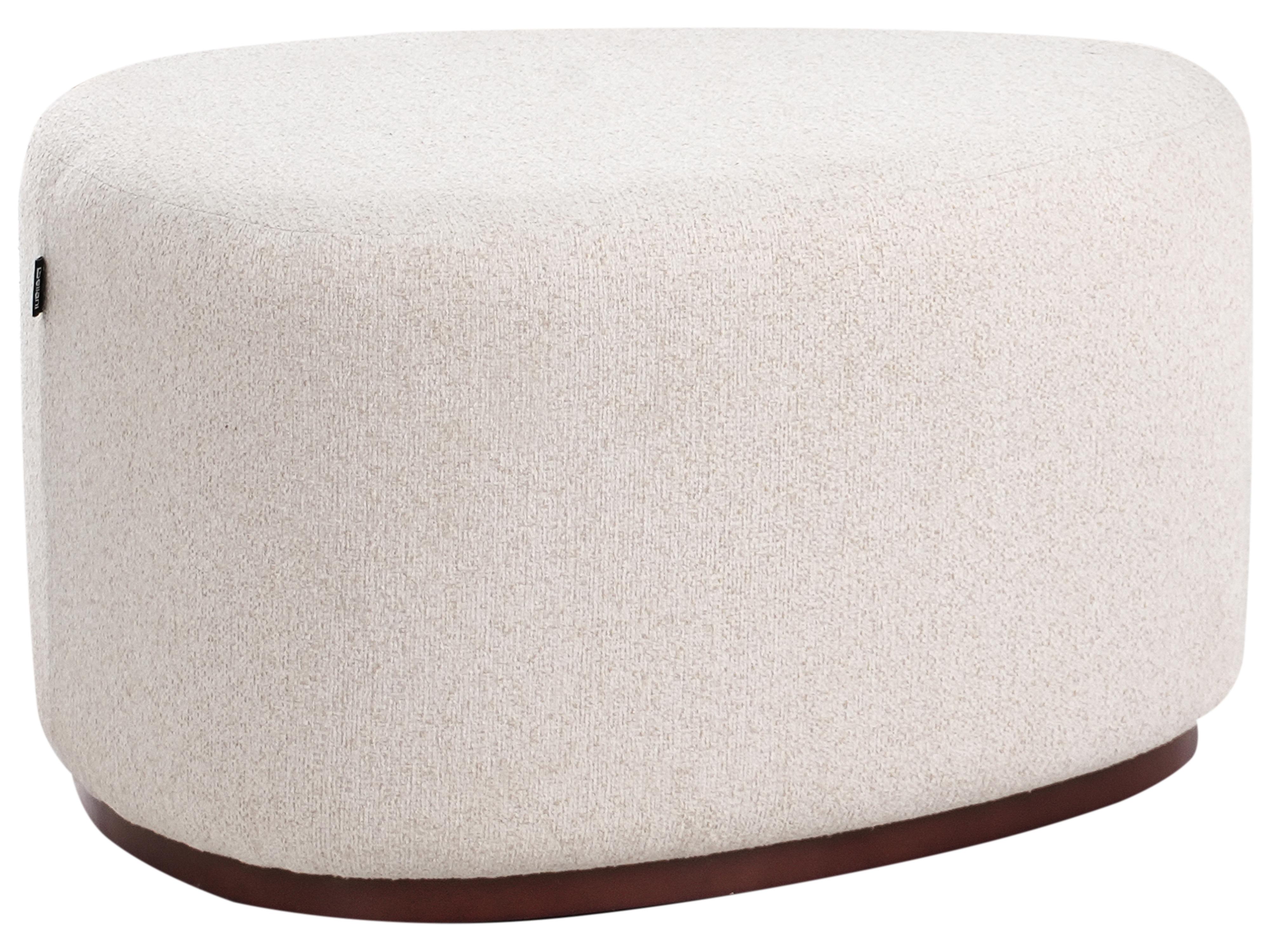 Pouffe SACO Fabric Light Beige
