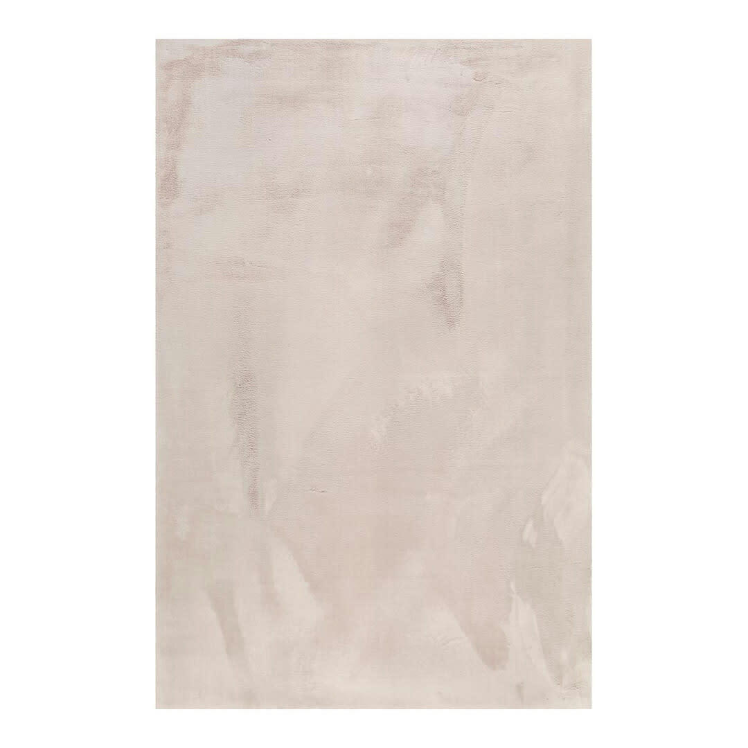 ALICE - Tapis uni design en polyester gris 200x200