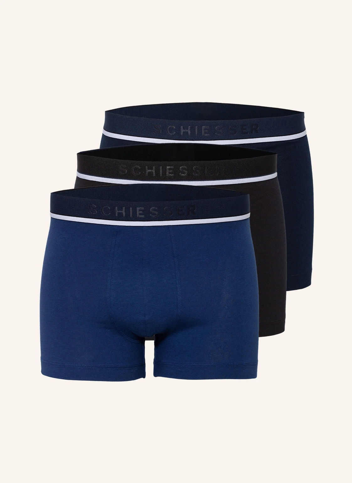 SCHIESSER 3er-Pack Boxershorts 95/5