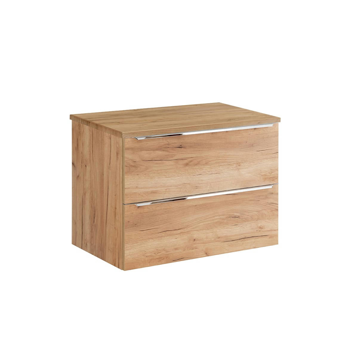 - Meuble sous-vasque 80cm plan de toilette naturel
