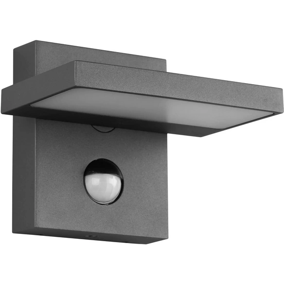 Wandleuchte, »HORTON«, rechteckig, LxBxH: 12,5x15x12 cm, anthrazit
