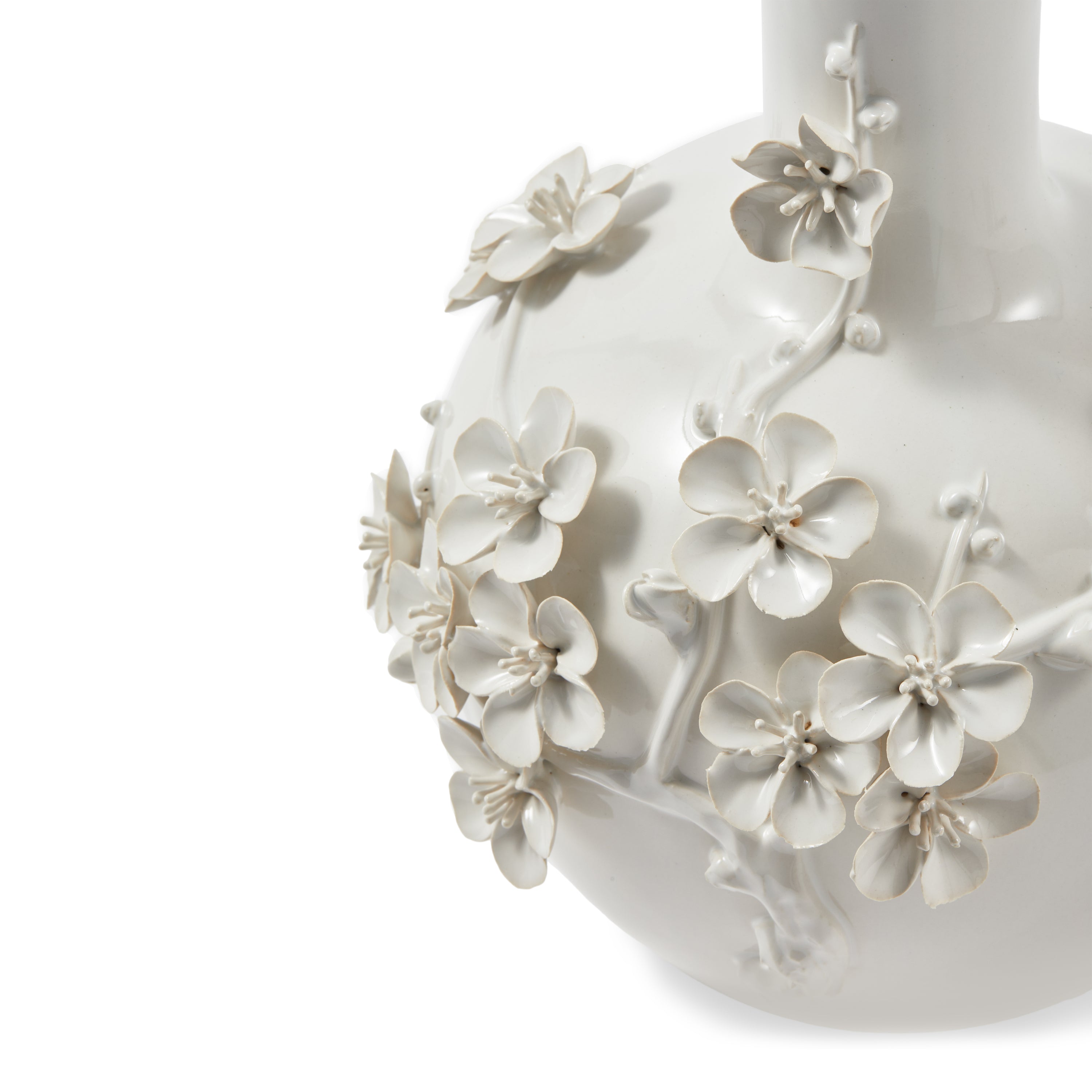 POLSPOTTEN 3D Buttercup Vaas - White