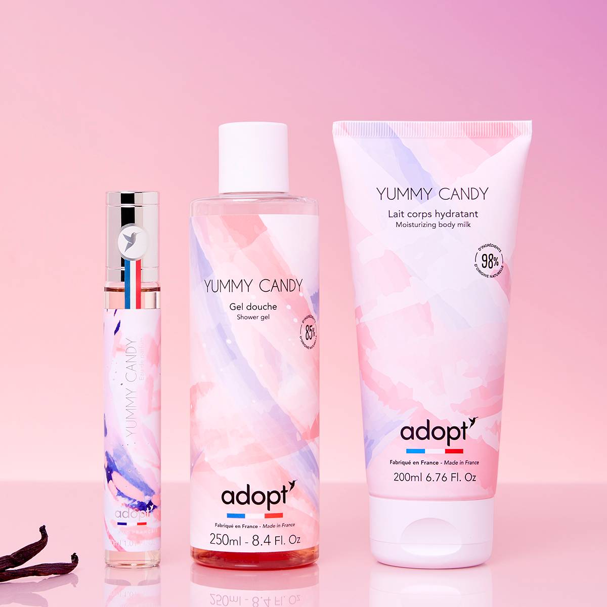 Yummy CandyCoffret eau de parfum 30 ml   gel douche 250 ml   lait corps 200 ml