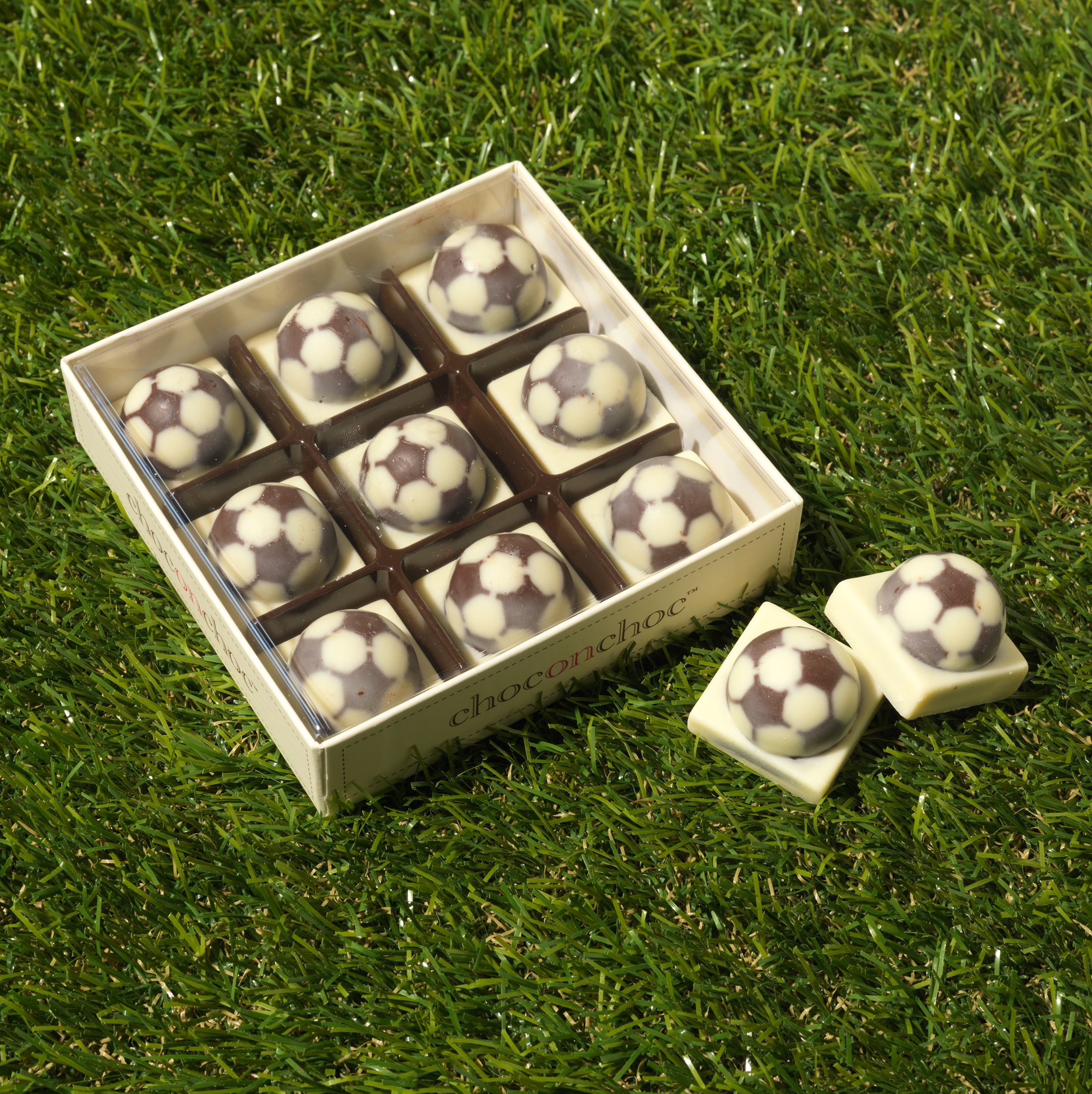 CHOC ON CHOC Chocolate Footballs