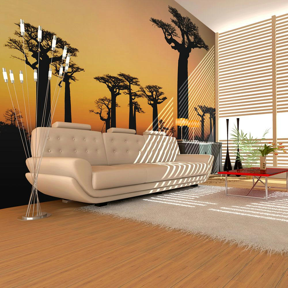 - Papier peint panoramique baobabs 300x231 cm