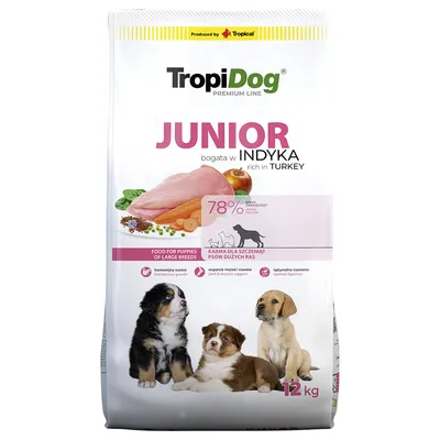 Tropidog Premium Junior Large Turkey & Rice
