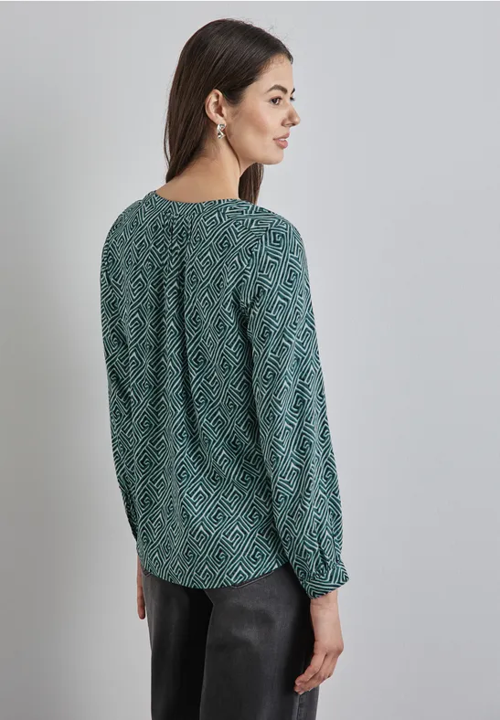 Bedruckte Bluse