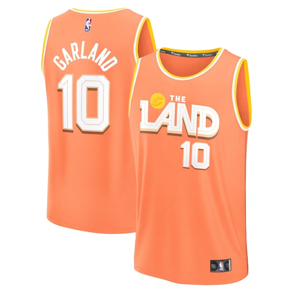 Darius Garland Cleveland Cavaliers  2025/26 City Edition Fast Break Jersey - Orange