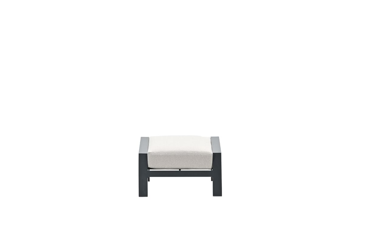 Lincoln voetenbank - carbon black - desert sand