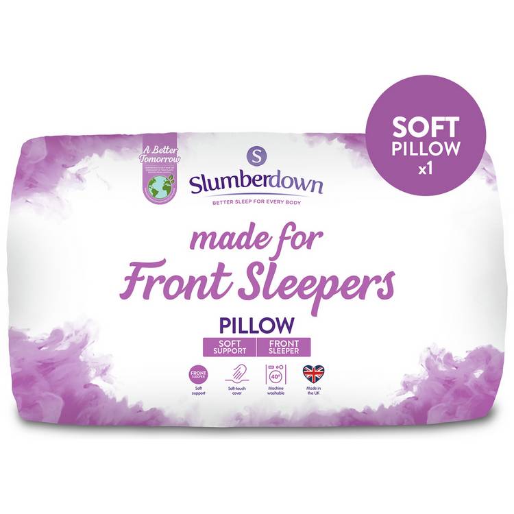 Slumberdown Soft Support Front Sleeper Pillow