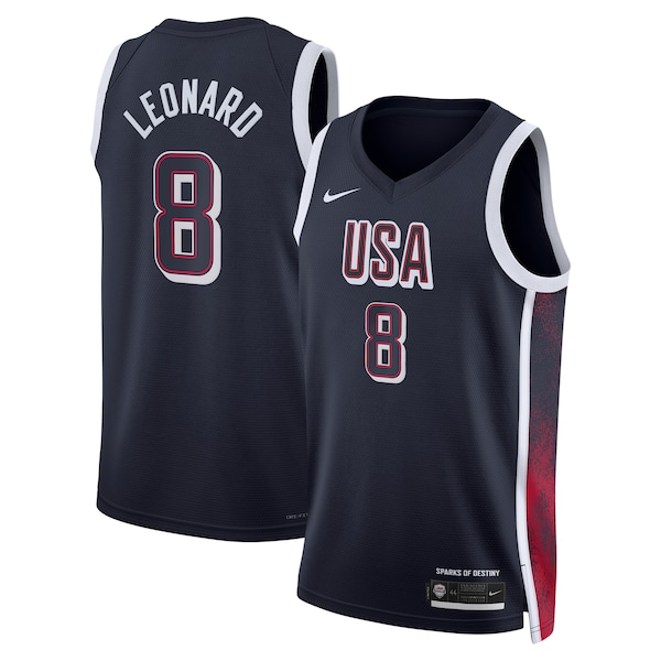 Kawhi Leonard Men's USA Basketball Nike Unisex 2024 Swingman Player Jersey - Navy