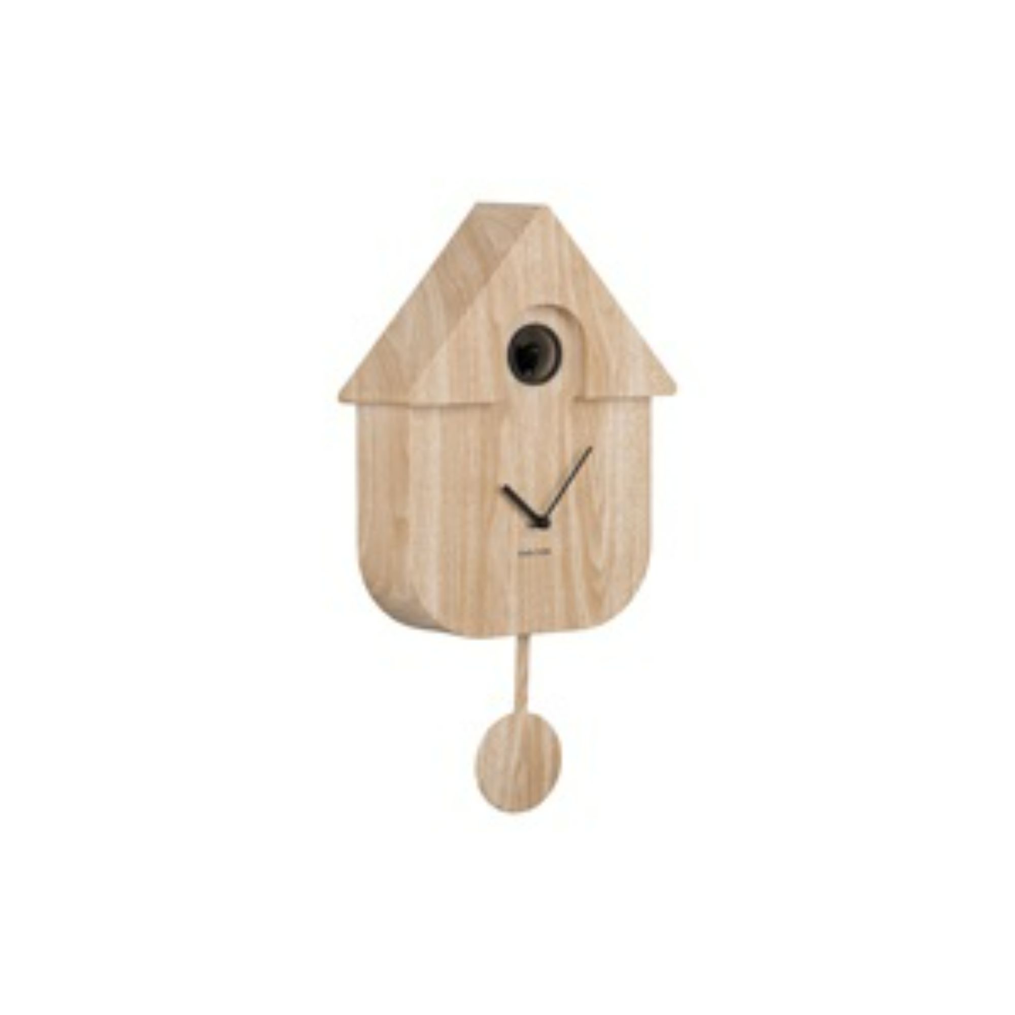 Karlsson wandklok Modern Cuckoo - naturel - Ø21.5cm