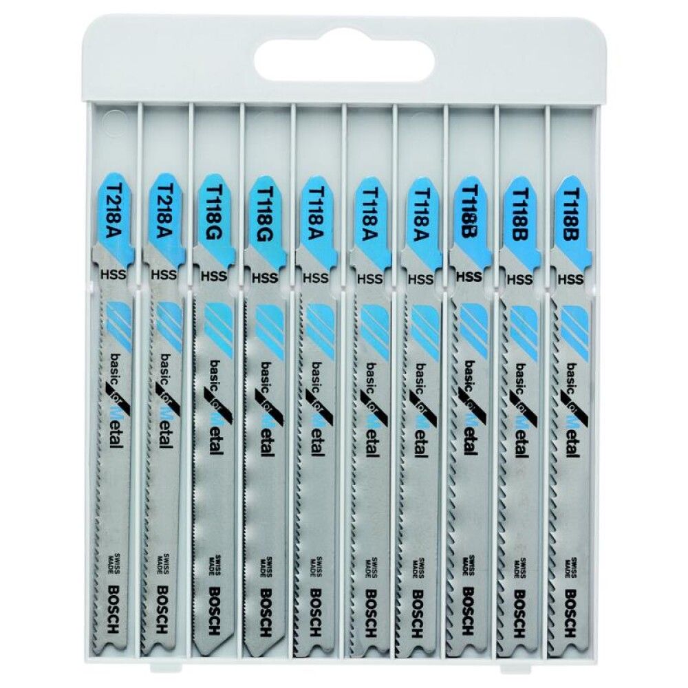STIKKSAGBLADSETT BOSCH METAL BASIC A10