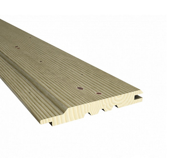 Clin pour bardage en épicéa vert L.2,10m Wood2wood