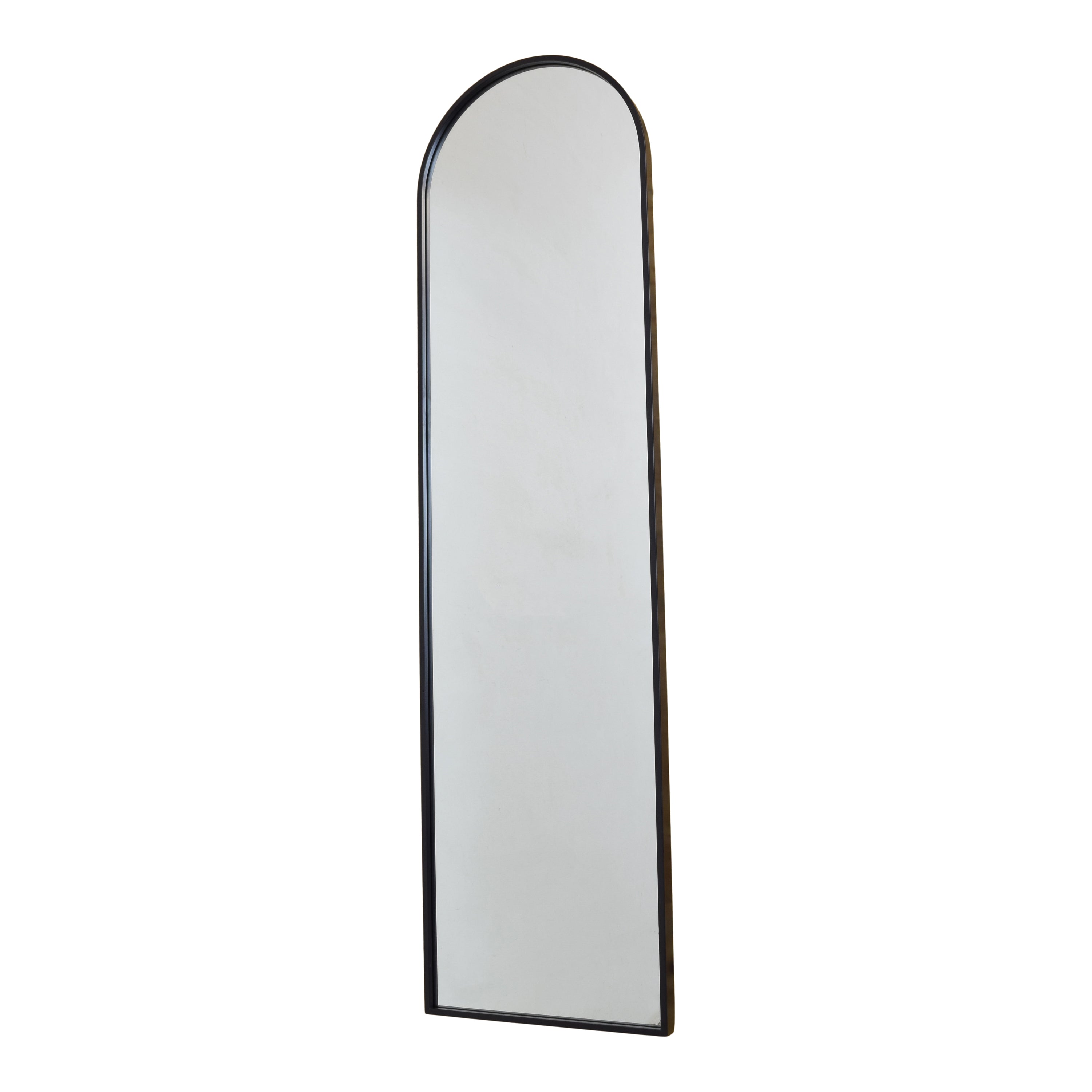 Fragix Ark wandspiegel - Zwart metaal - 120x40