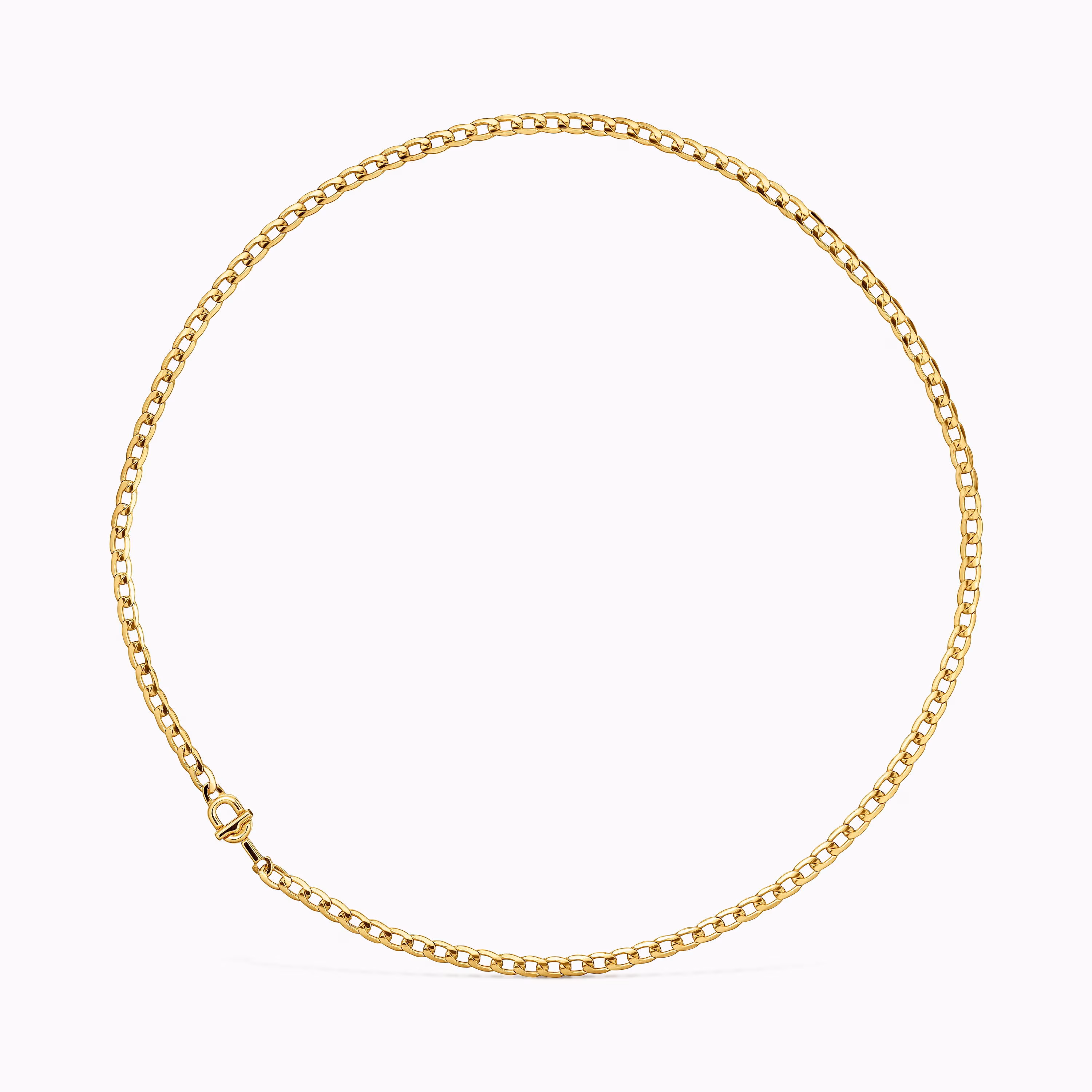 Gargantilla barbada con baño de oro 18 kt sobre plata TOUS MANIFESTO