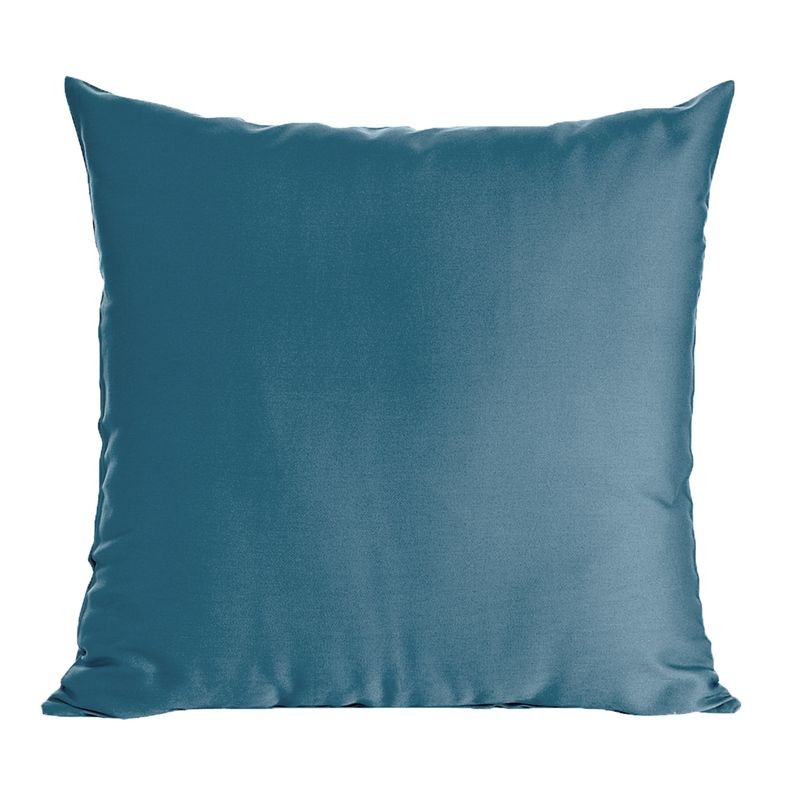 Poszewka satynowa 40x40 Nova turkusowa jednobarwna