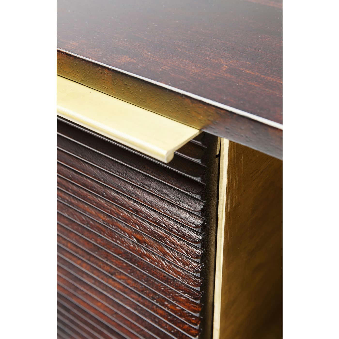 CASINO LOUNGE - Meuble TV 2 portes en manguier massif