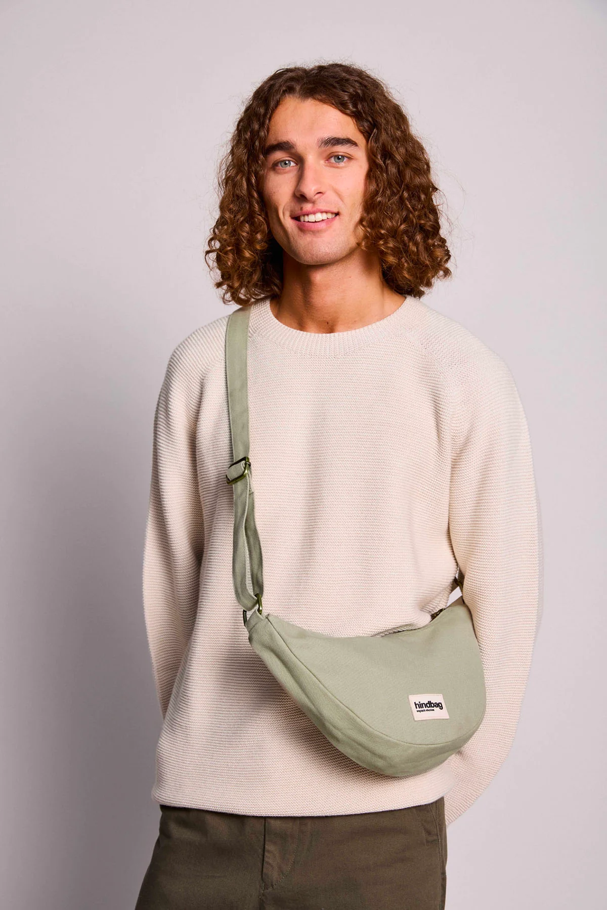 Sac banane Andrea Vert argile
