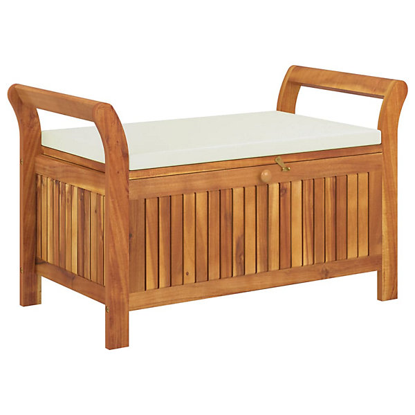 Banc de jardin meuble de patio bois Helloshop26