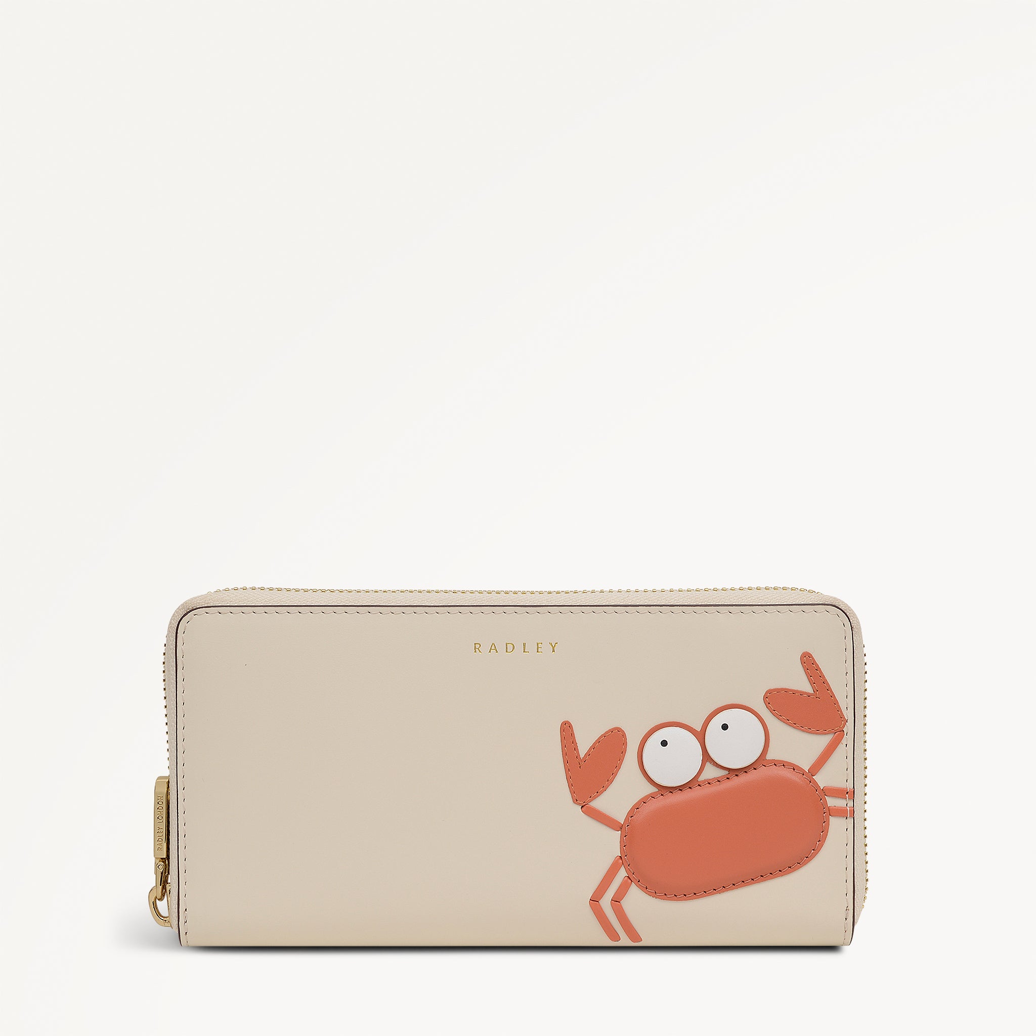 Clawde Crab - Large Zip Around Wallet