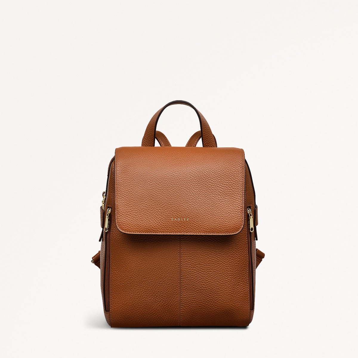 LORNE CLOSE MEDIUM FLAPOVER BACKPACK INDUS TAN