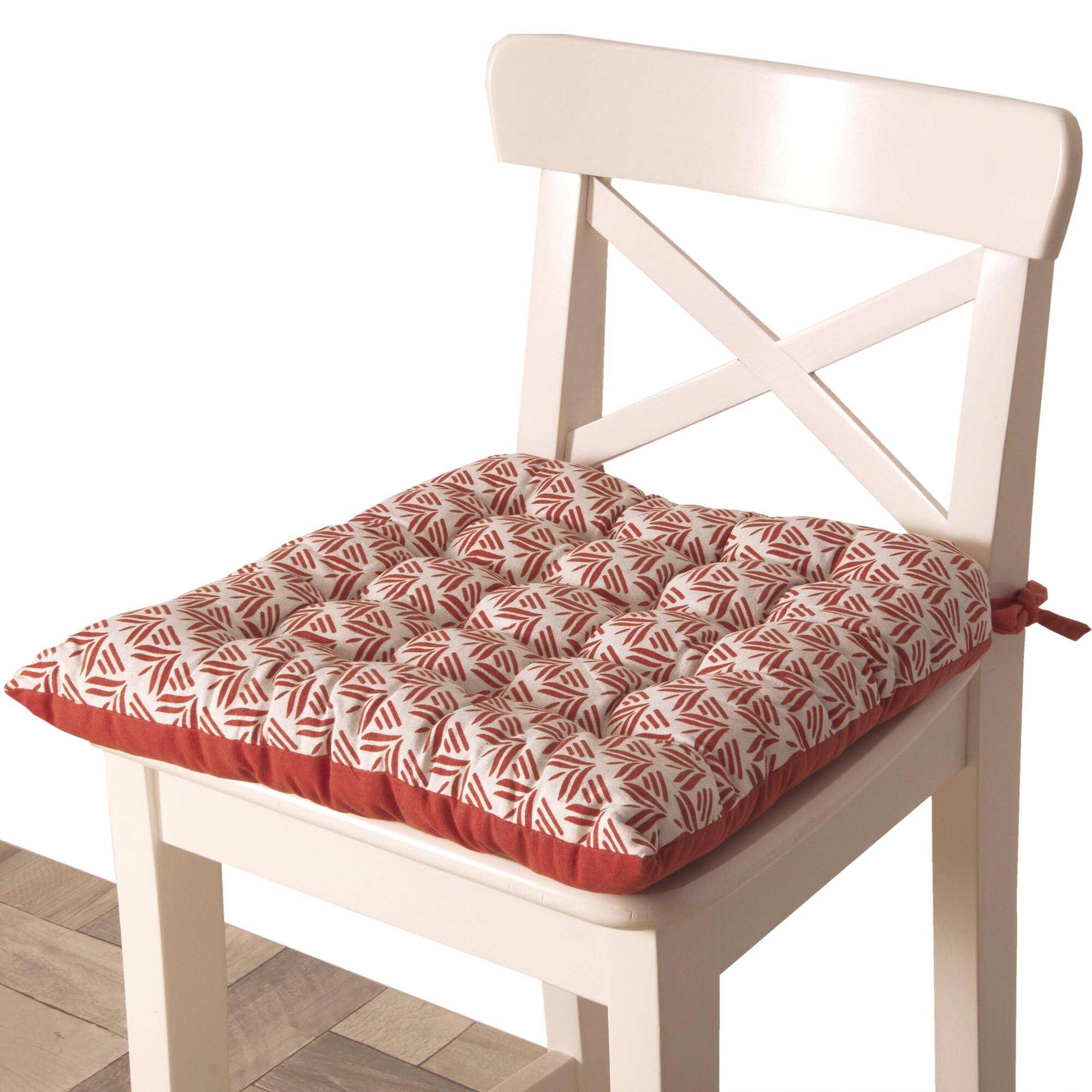 Galette de chaise réversible - lot de 2