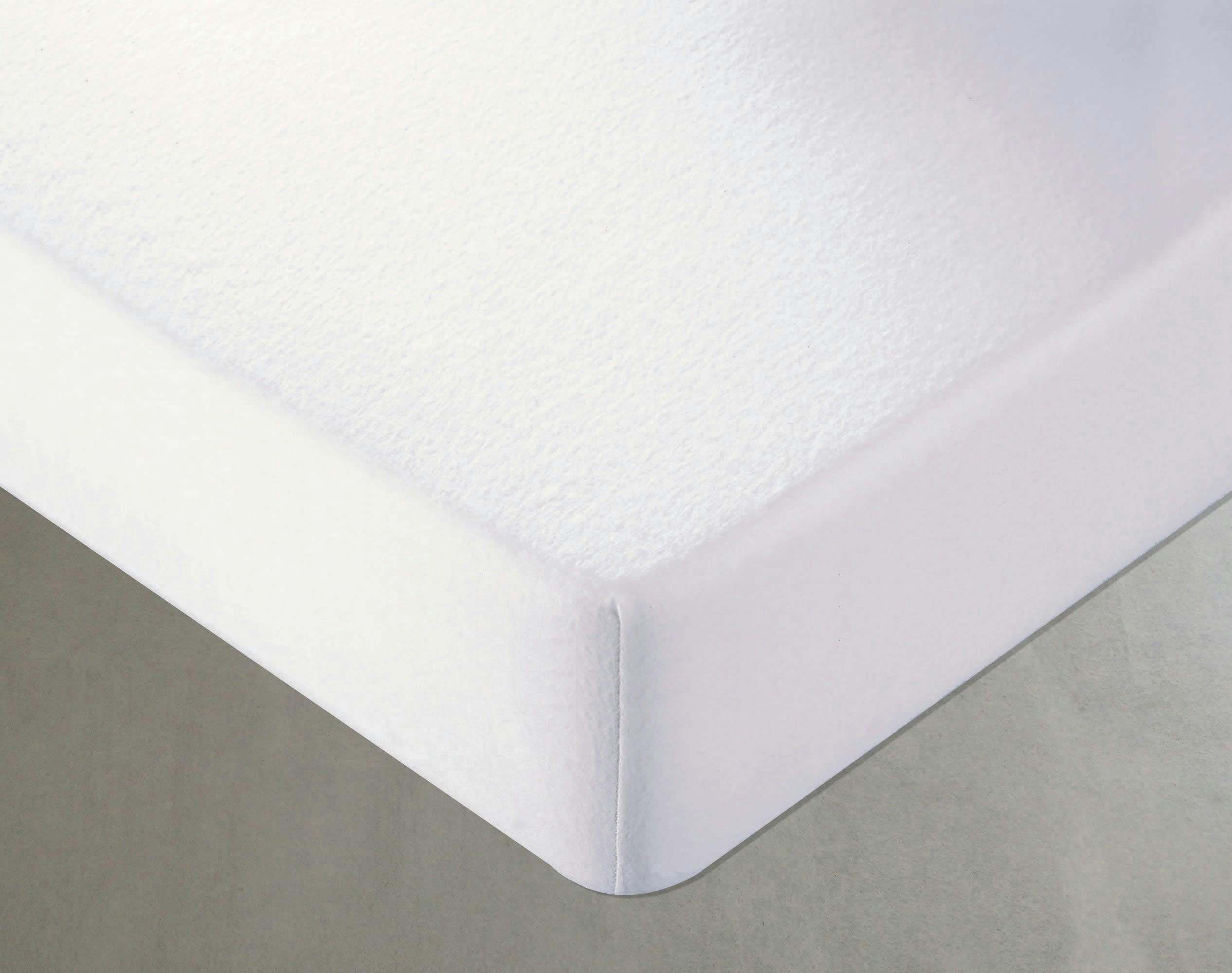 JOVELLANA - Protection de matelas 150x190 extensible grands bonnets en coton