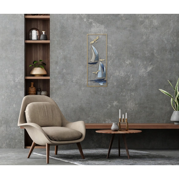 Metallbild, ca. 29x74 cm, Motiv 979