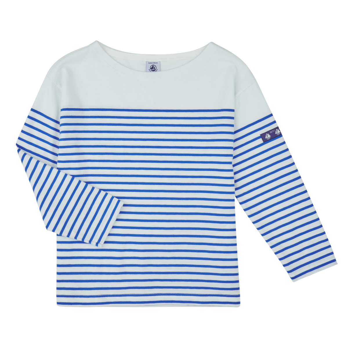 Petit Bateau - MARINIERE TS - White / Blue