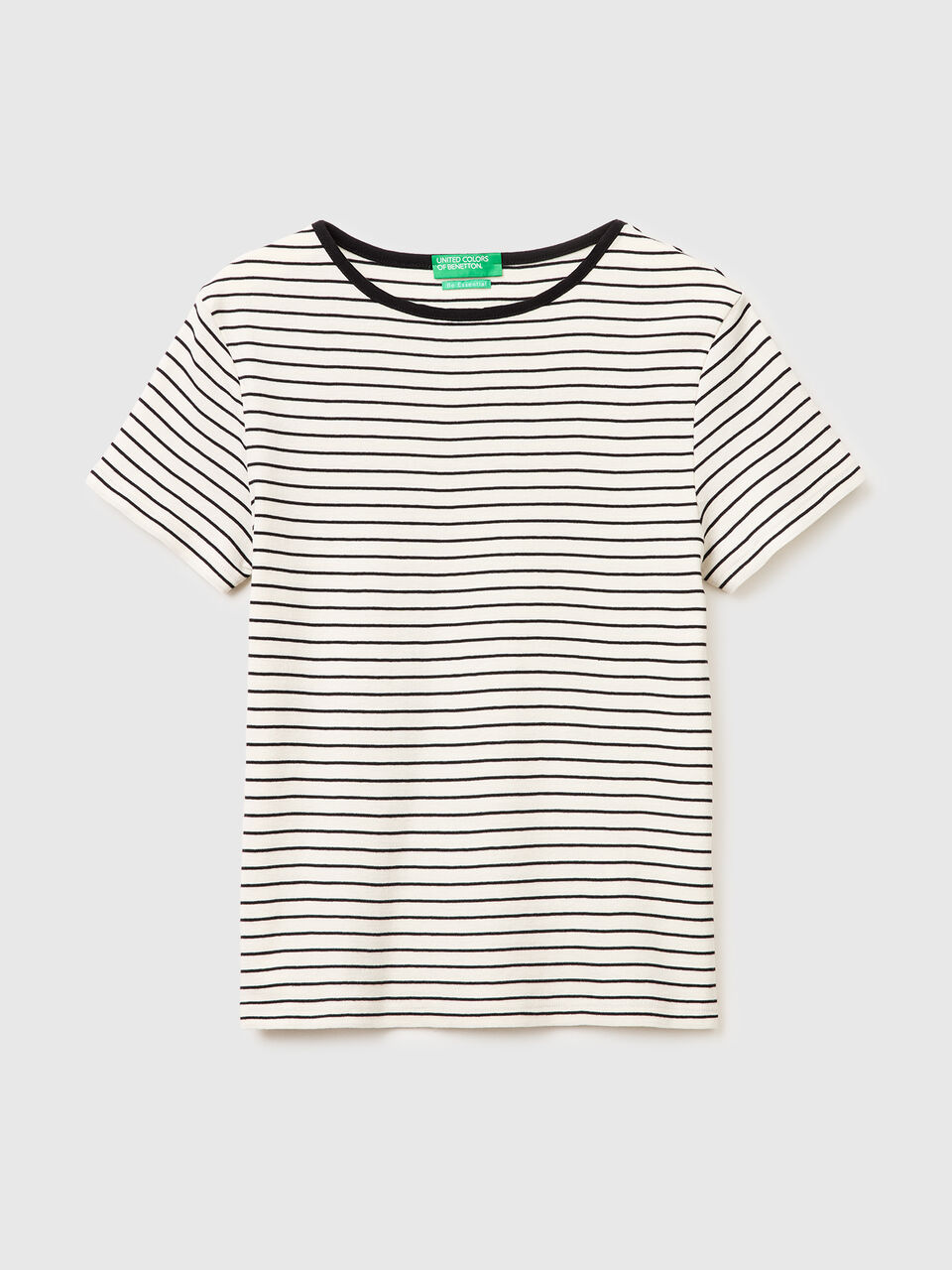 Crew neck striped t-shirt
