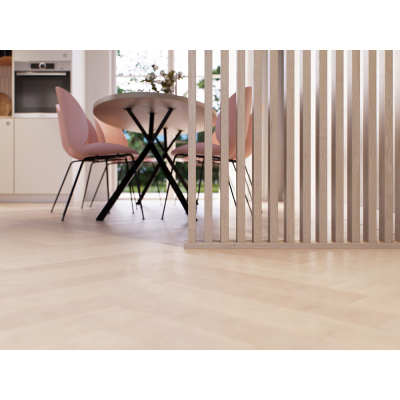 Profilé droit en MDF Decowall Roomdivider chêne naturel 100 cm 2 pièces CANDO