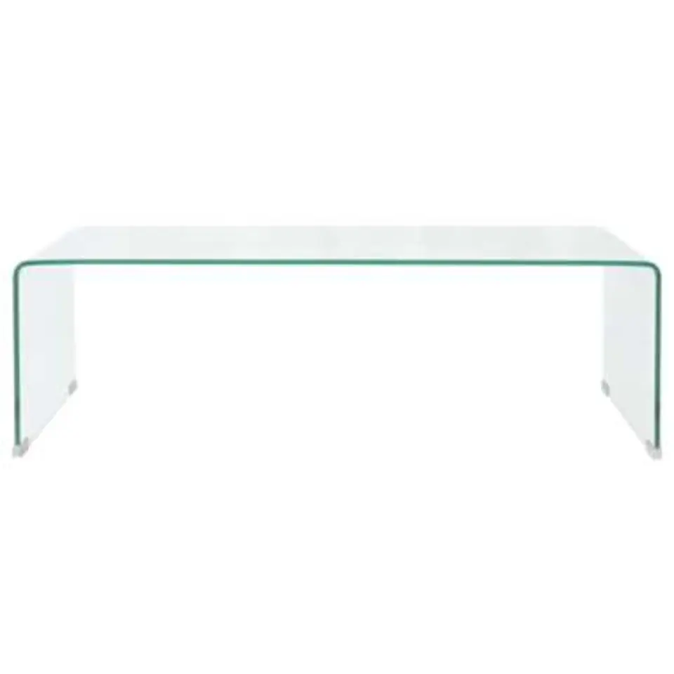 vidaXL - Salontafel - Transparent - Glas
