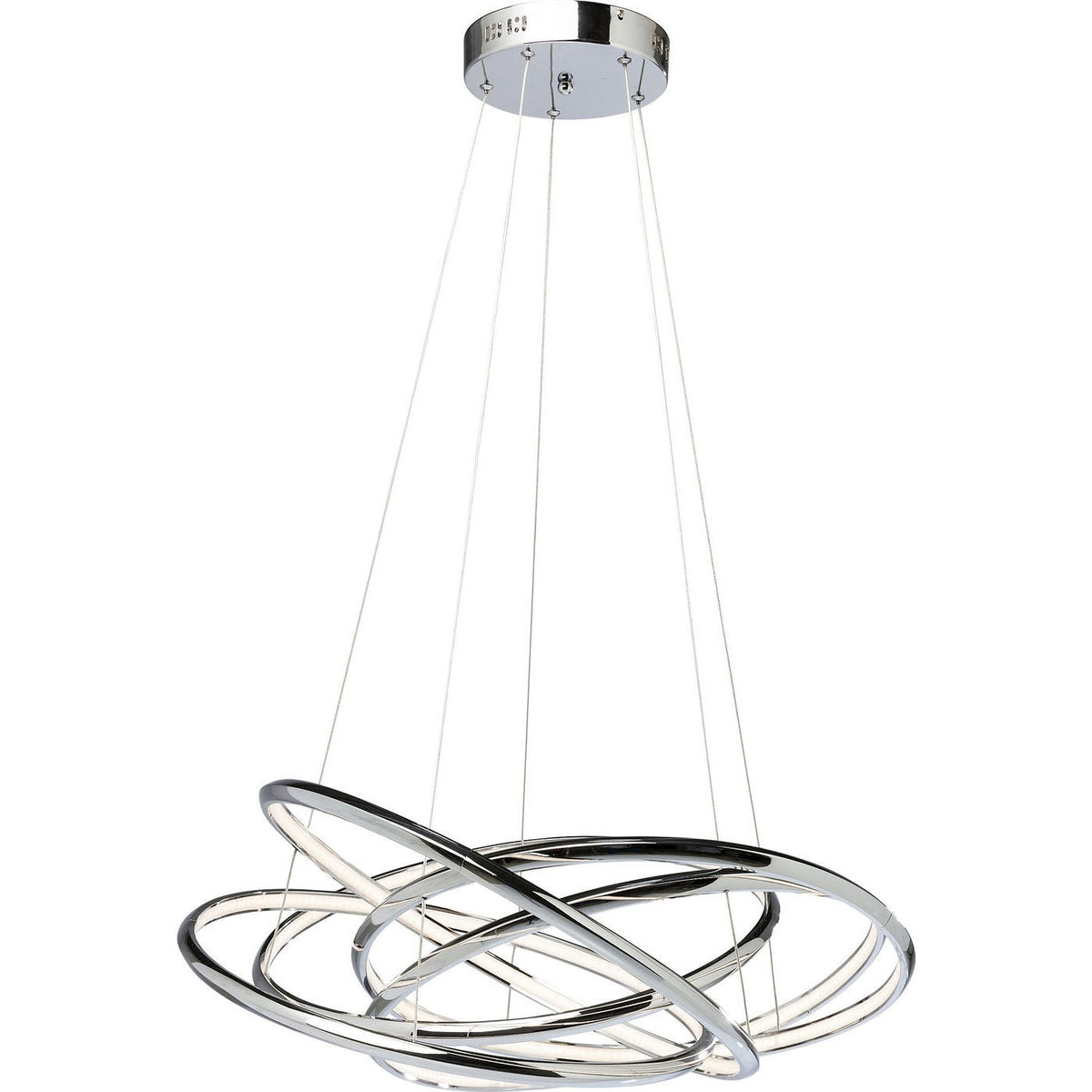 Kare Design Hanglamp Saturn LED chroom