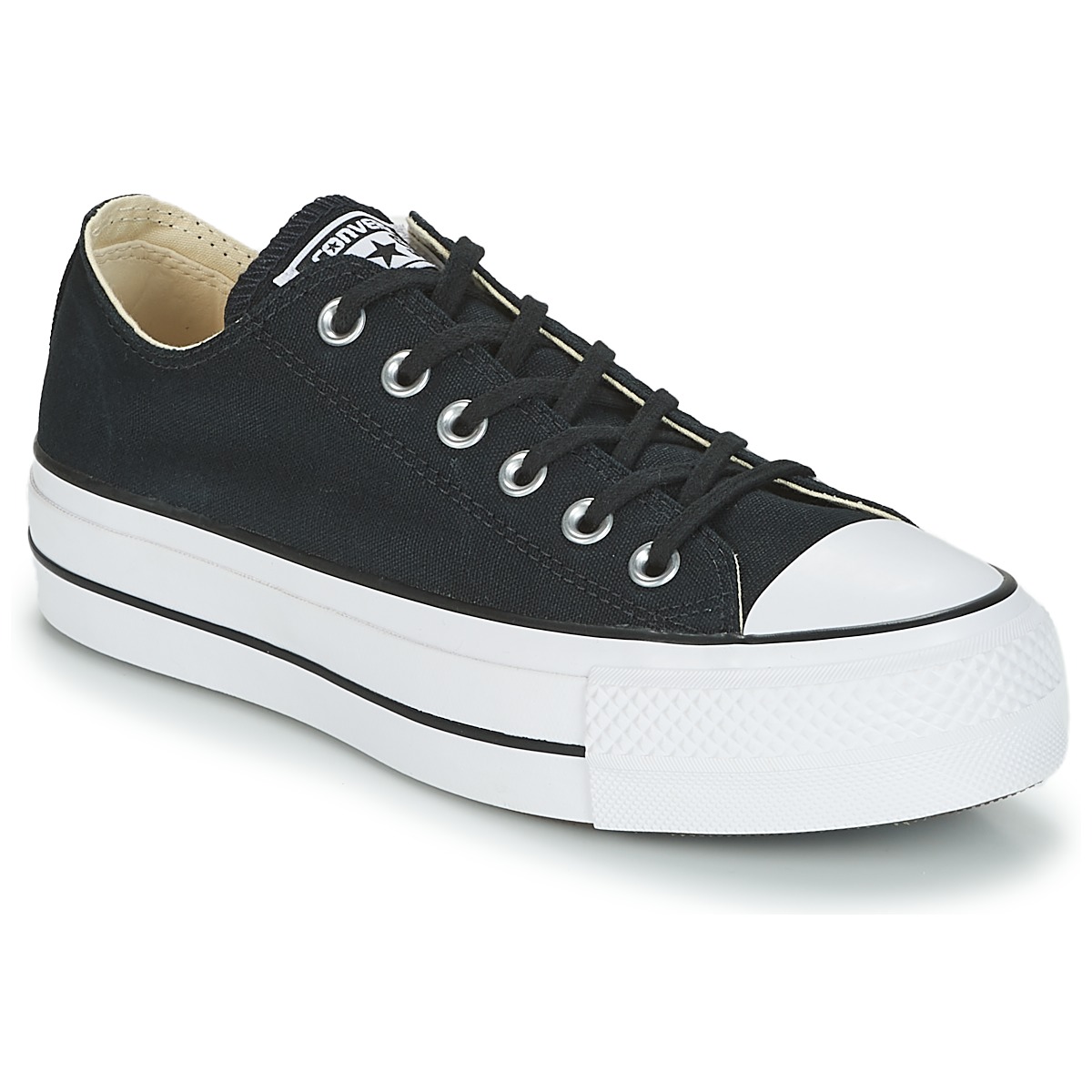 Converse - Chuck Taylor All Star Lift Clean Ox Core Canvas - Black