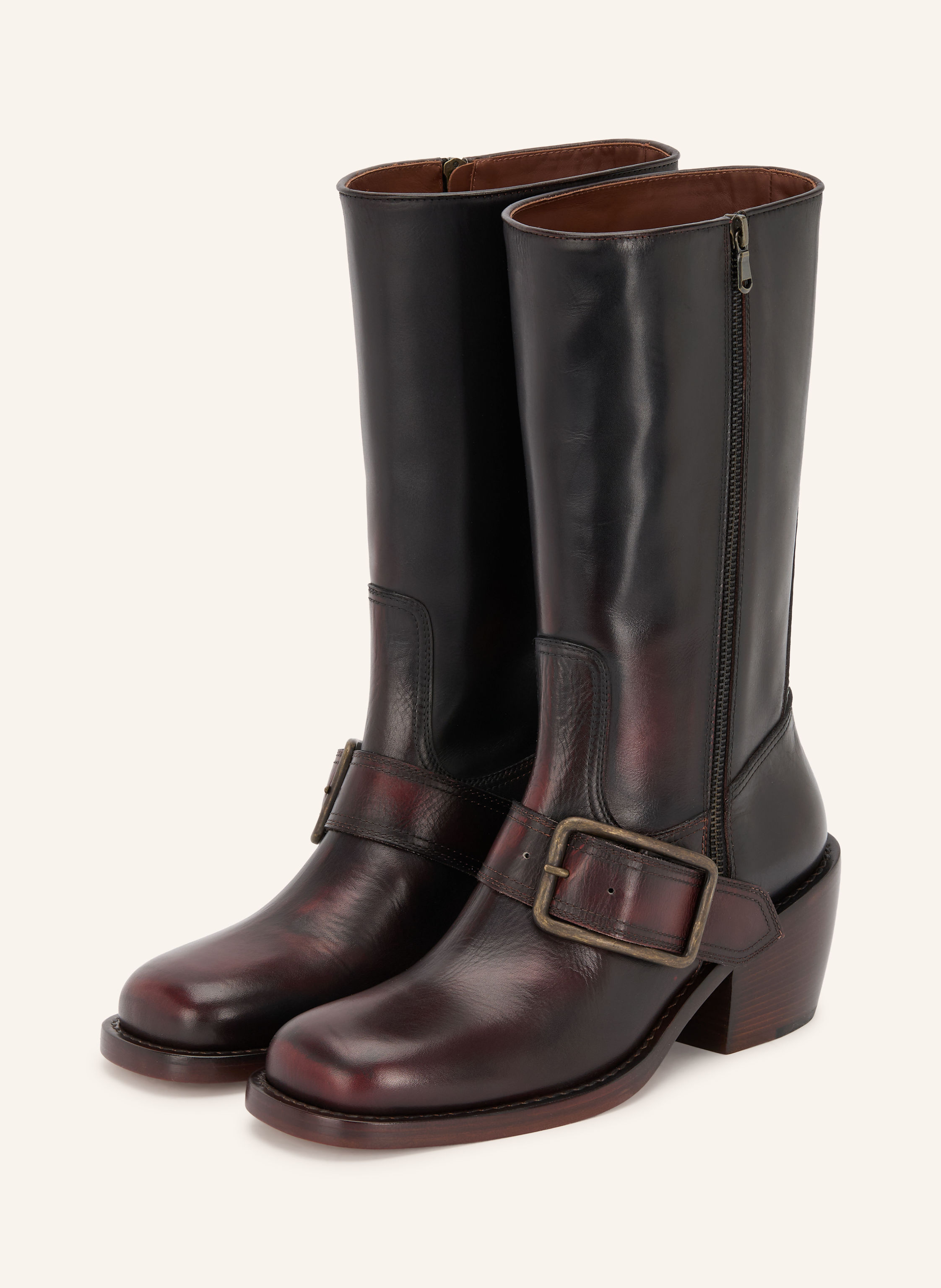 DRIES VAN NOTEN Biker Boots