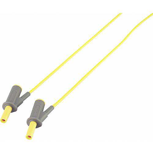 Cordon de mesure de sécurité 4 mm banane mâle - câble pour appareil de test, 10 A, accessoire de mesure d'électricien.