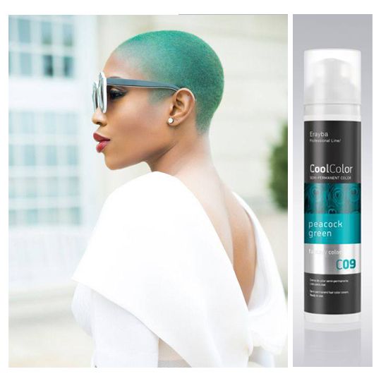 Erayba CoolColor Semi-Permanent Hair Dye 100ml - Green