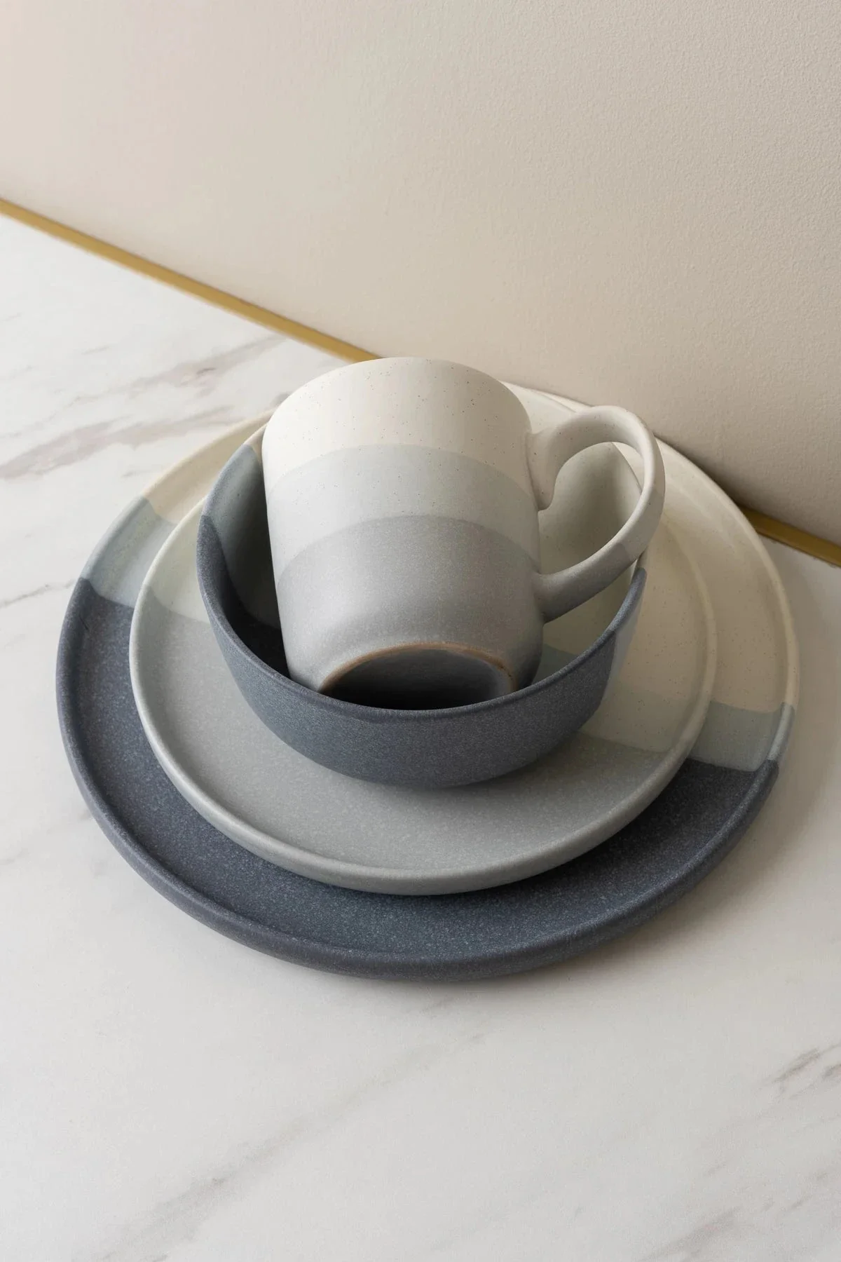 Grey Eclipse Salad Plate