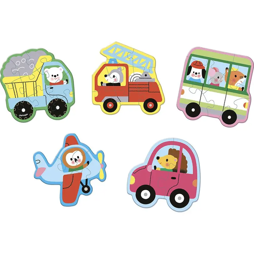 Puzzle 5-teilig Fahrzeug Puzzles