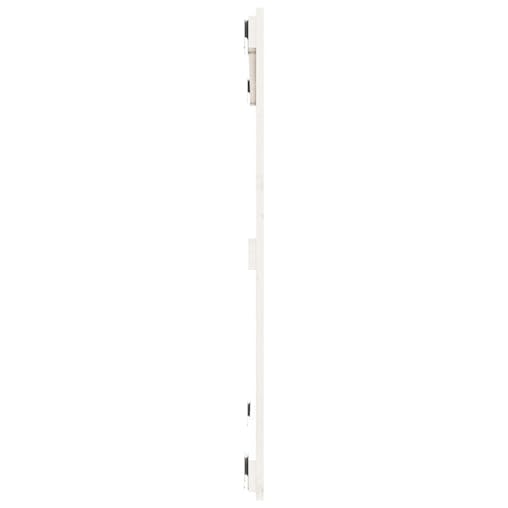 NNEVL Wall Headboard White 95.5x3x90 cm Solid Wood Pine